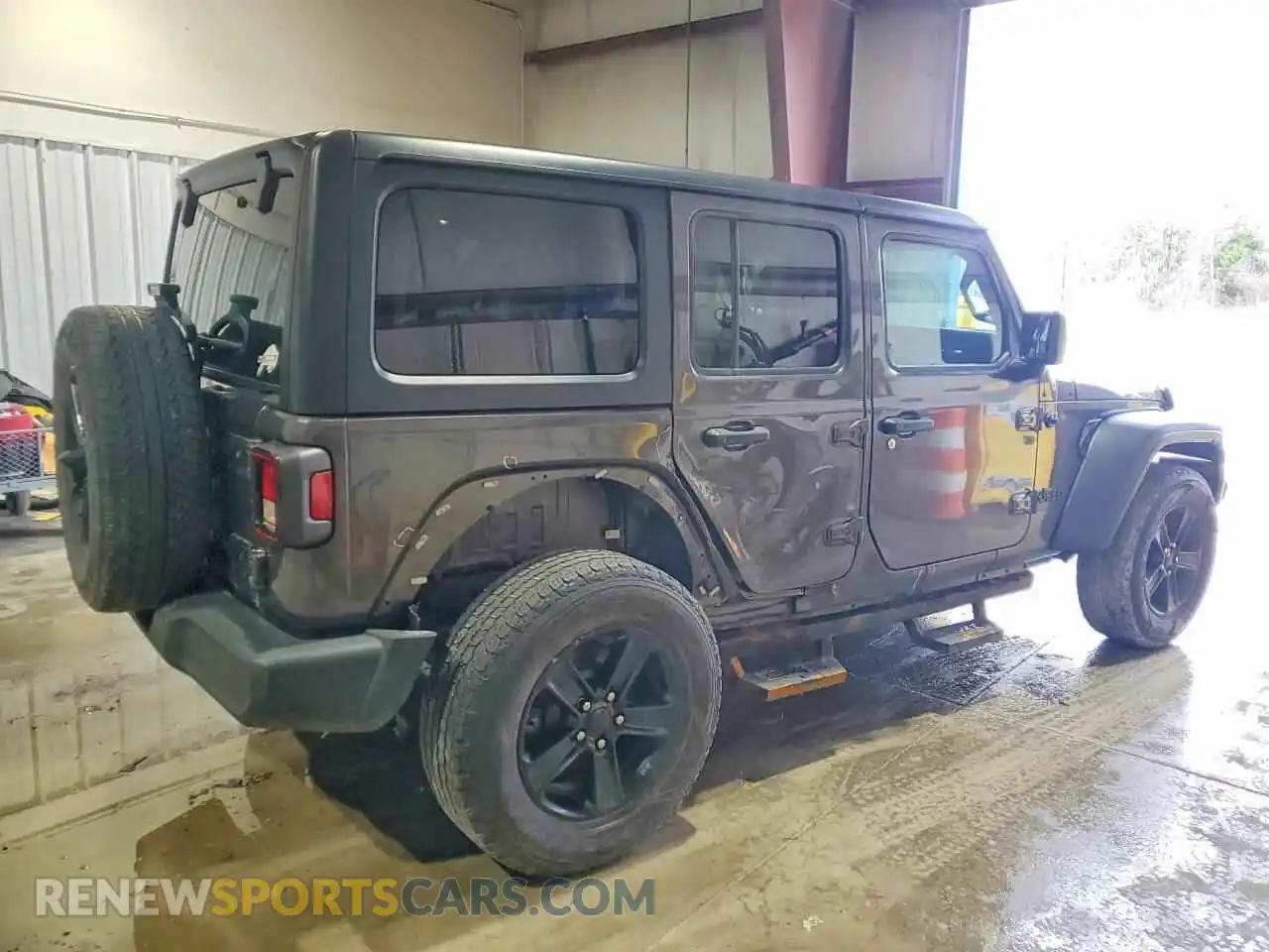 3 Photograph of a damaged car 1C4HJXDNXMW686694 JEEP WRANGLER 2021