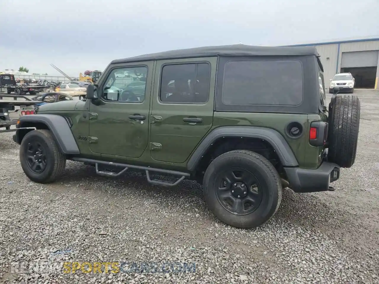 2 Photograph of a damaged car 1C4HJXDNXMW717149 JEEP WRANGLER 2021