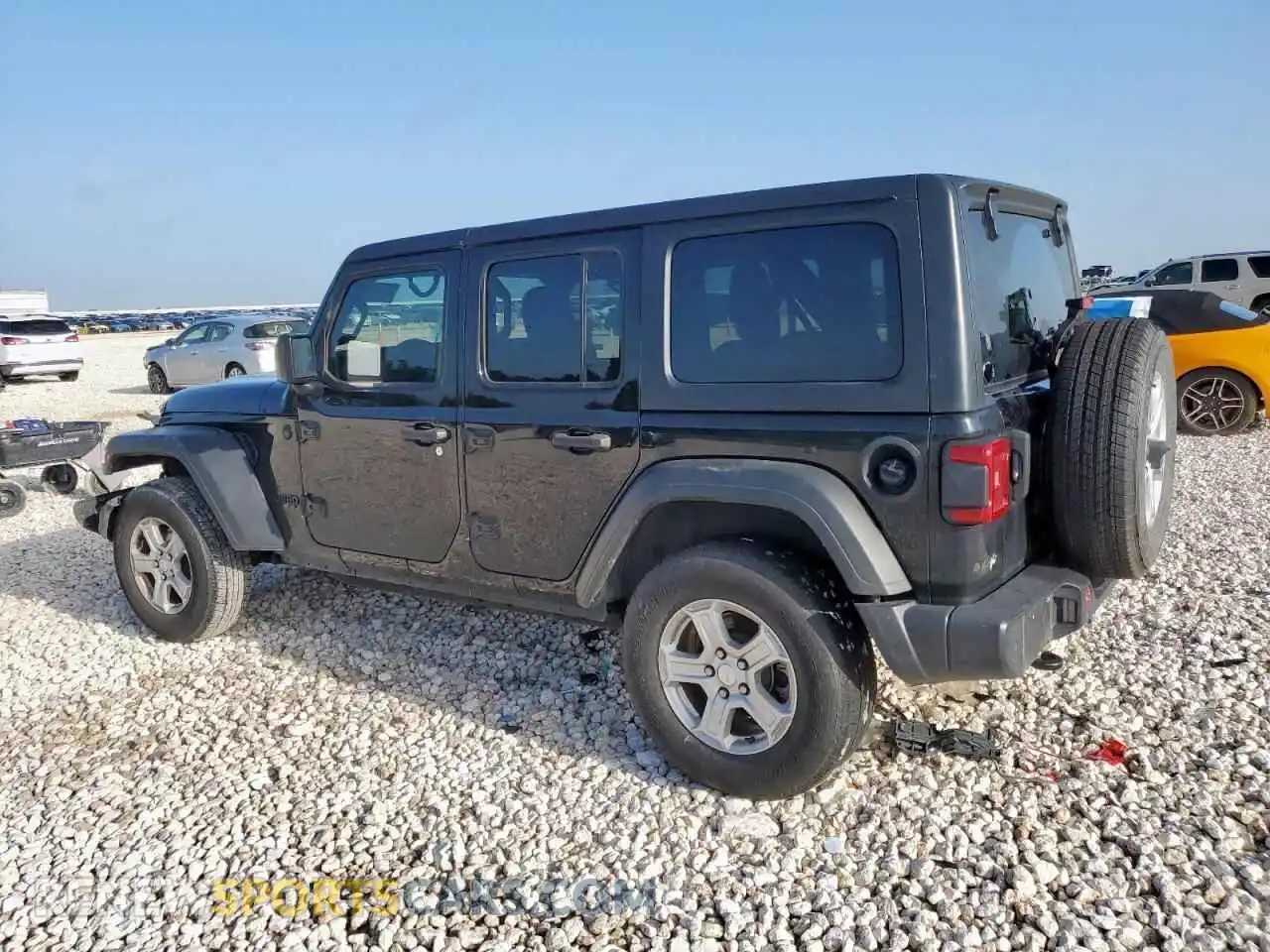 2 Photograph of a damaged car 1C4HJXDNXMW851658 JEEP WRANGLER 2021