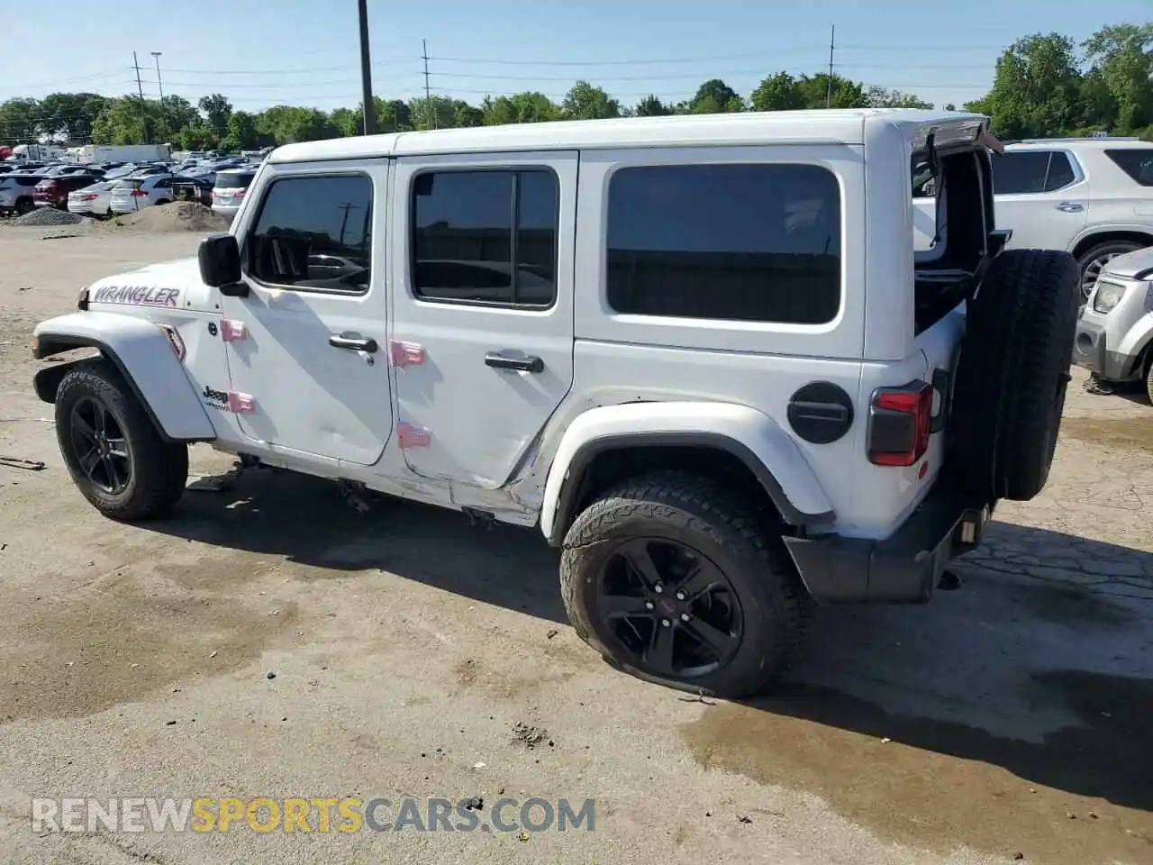 2 Photograph of a damaged car 1C4HJXEG0MW564409 JEEP WRANGLER 2021