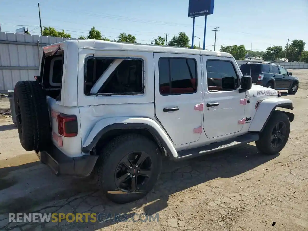 3 Photograph of a damaged car 1C4HJXEG0MW564409 JEEP WRANGLER 2021