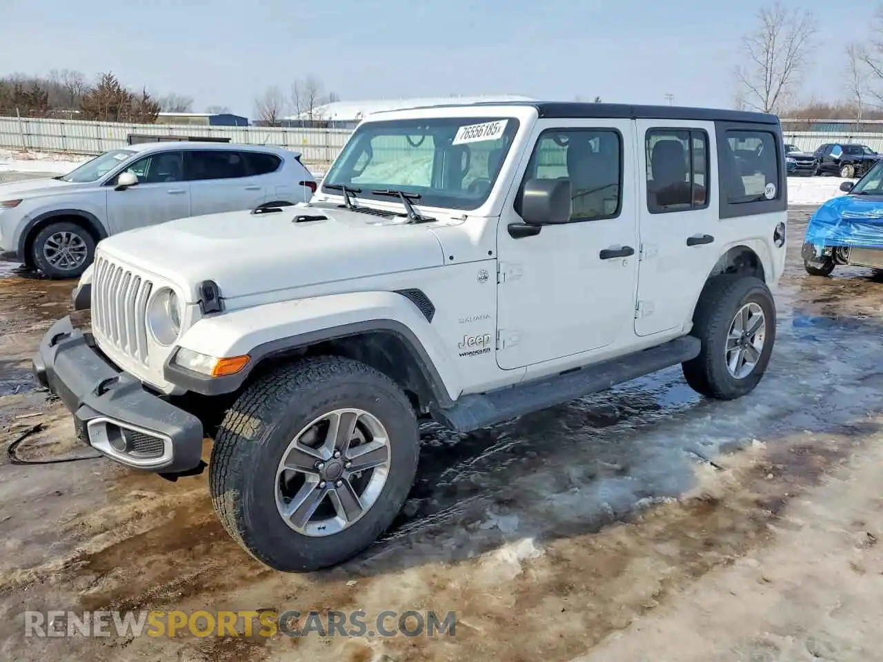 1 Photograph of a damaged car 1C4HJXEG0MW577418 JEEP WRANGLER 2021