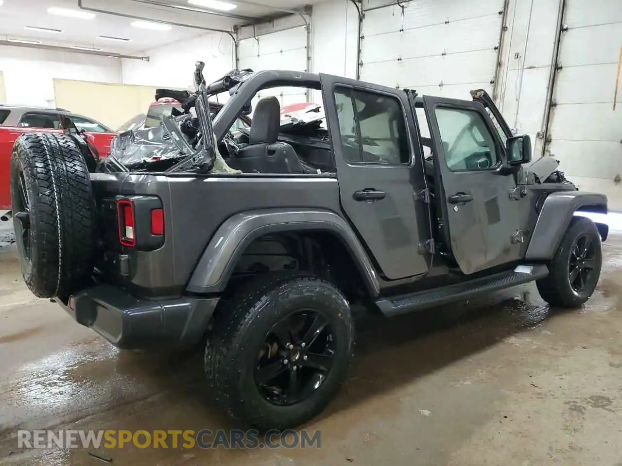 3 Photograph of a damaged car 1C4HJXEG0MW612247 JEEP WRANGLER 2021