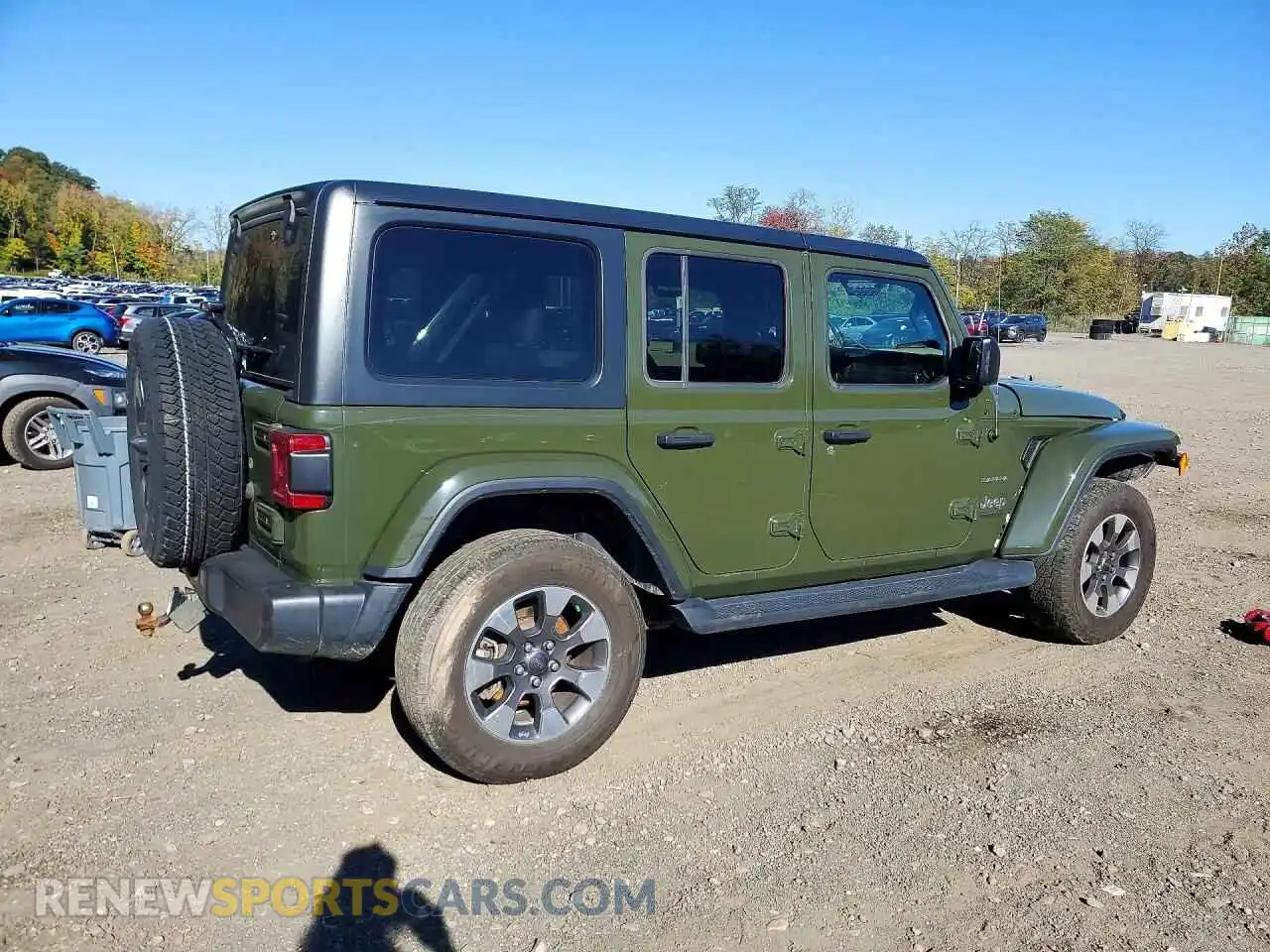 3 Photograph of a damaged car 1C4HJXEG0MW614788 JEEP WRANGLER 2021