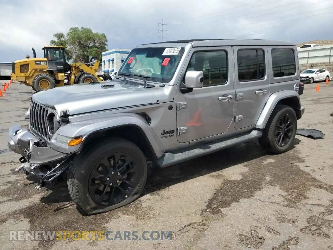 1 Photograph of a damaged car 1C4HJXEG0MW746160 JEEP WRANGLER 2021