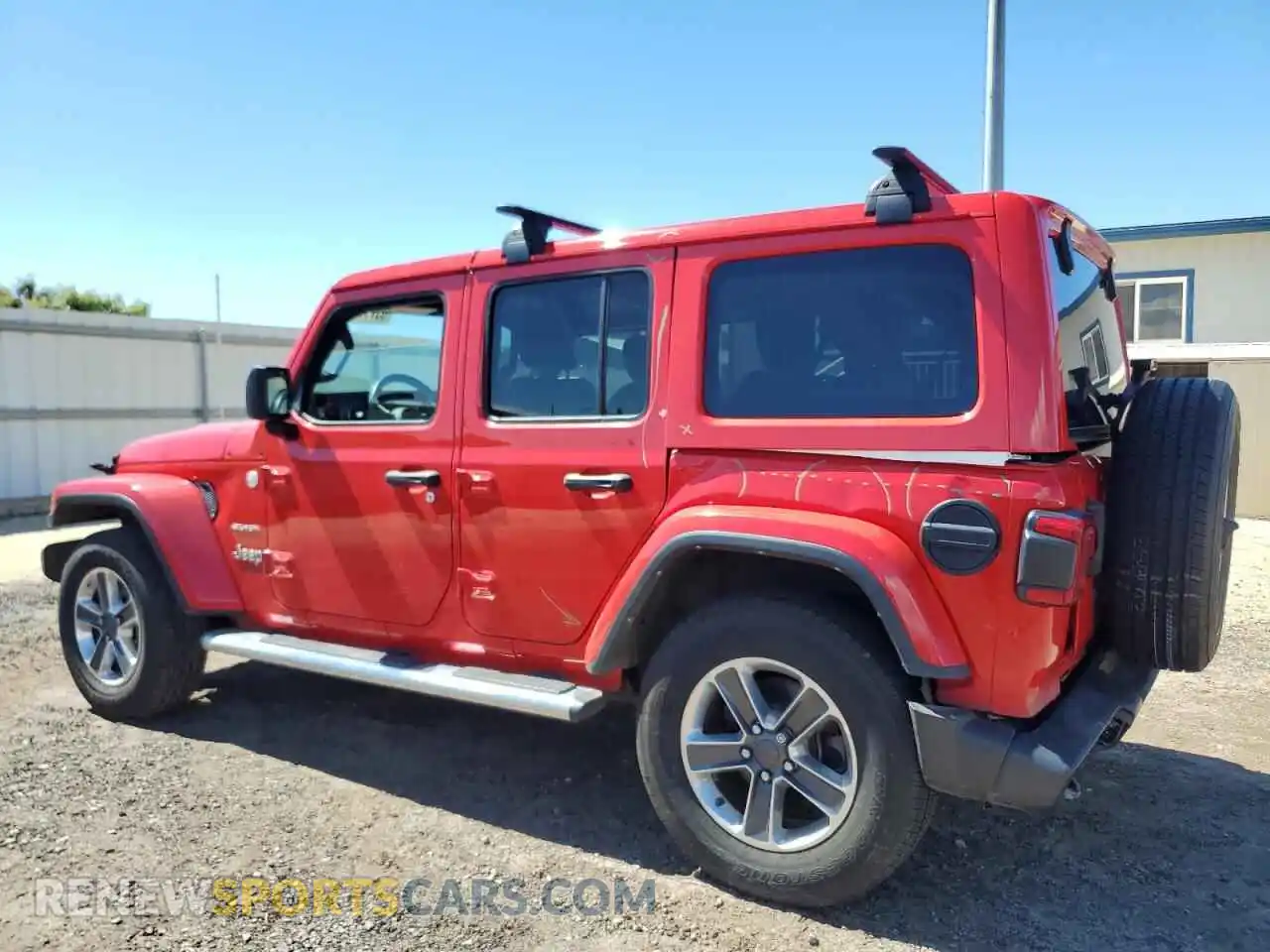2 Photograph of a damaged car 1C4HJXEG2MW703973 JEEP WRANGLER 2021