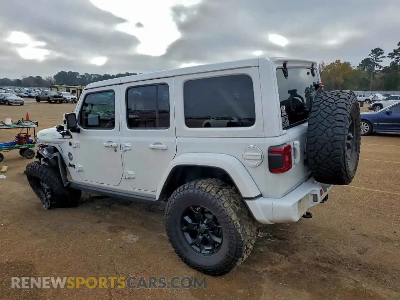 2 fotografías del automóvil dañado 1C4HJXEG3MW575212 JEEP WRANGLER 2021