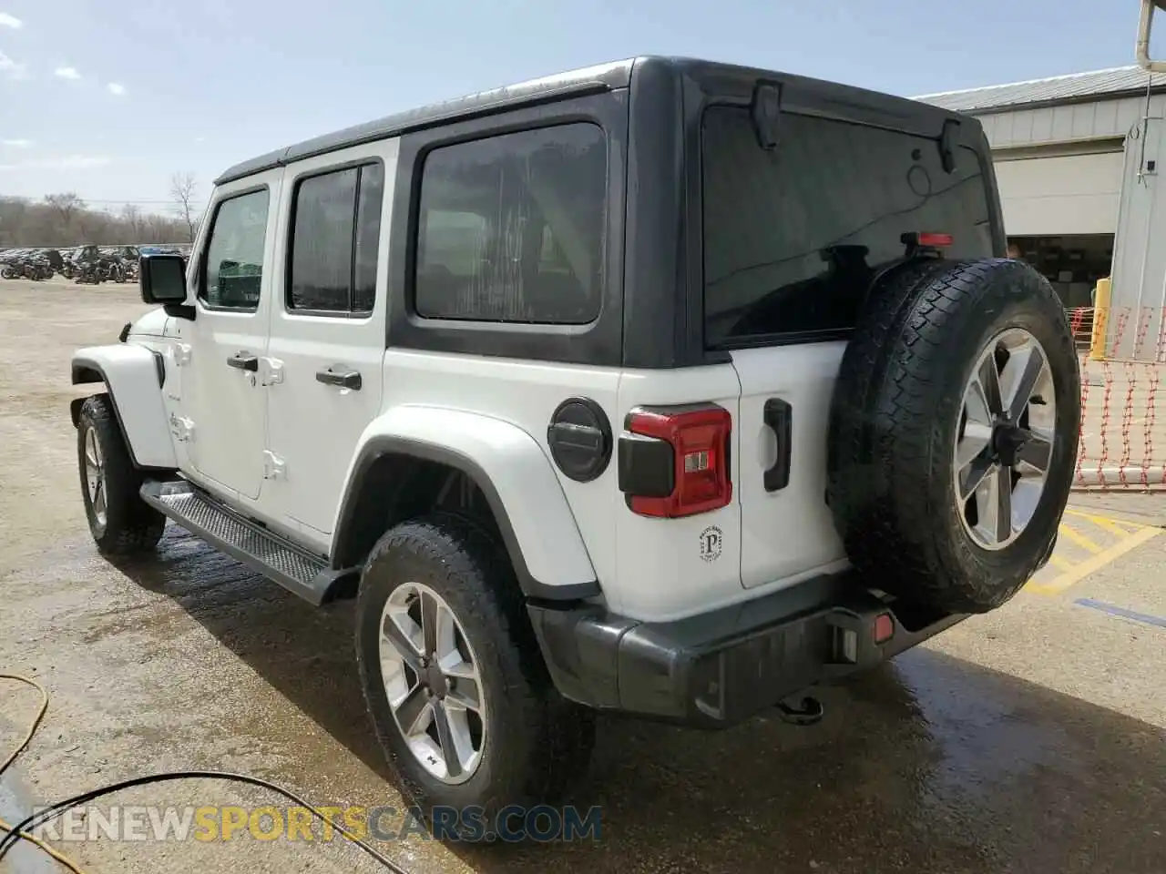 2 Photograph of a damaged car 1C4HJXEG3MW619175 JEEP WRANGLER 2021