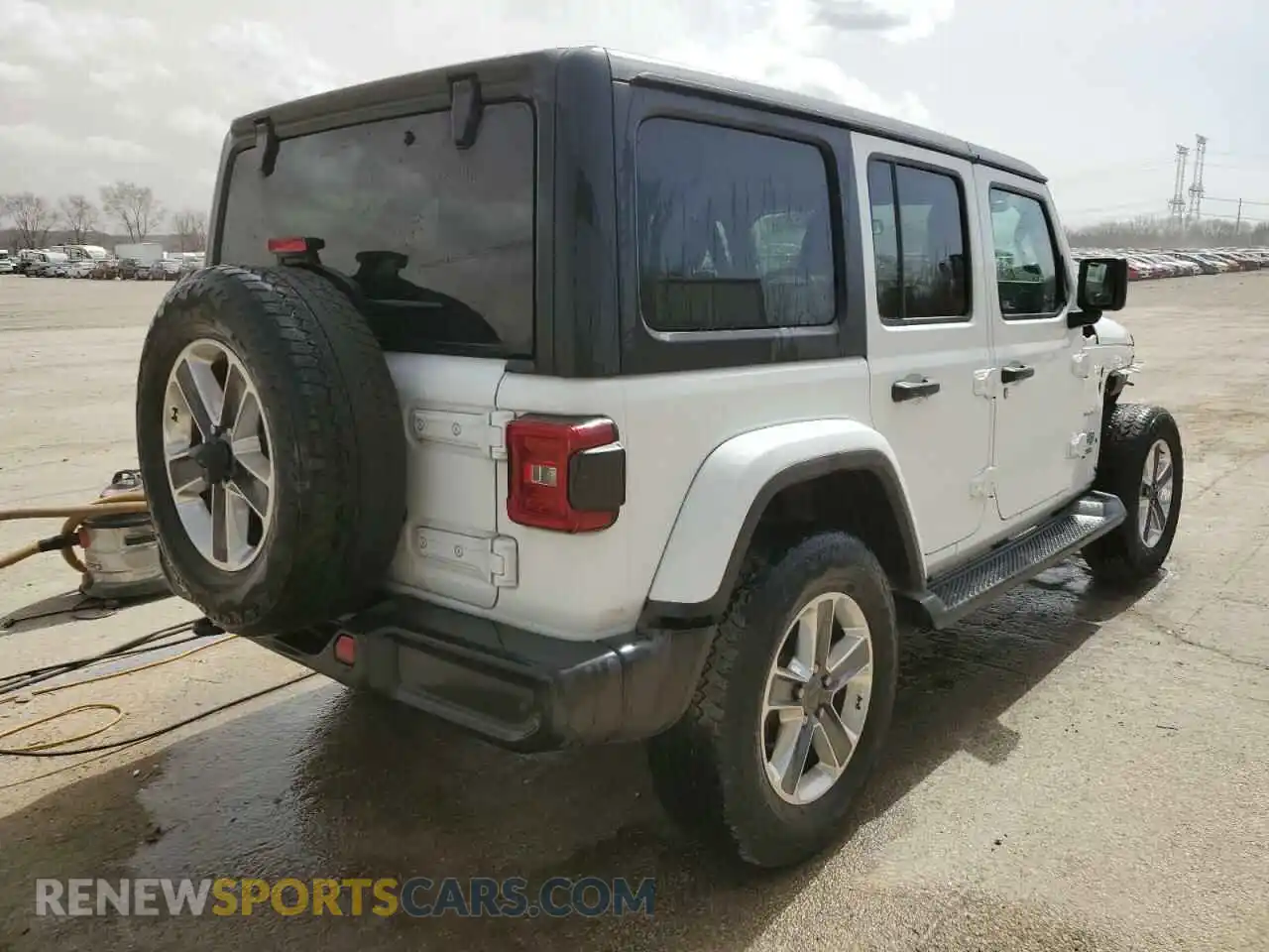 3 Photograph of a damaged car 1C4HJXEG3MW619175 JEEP WRANGLER 2021
