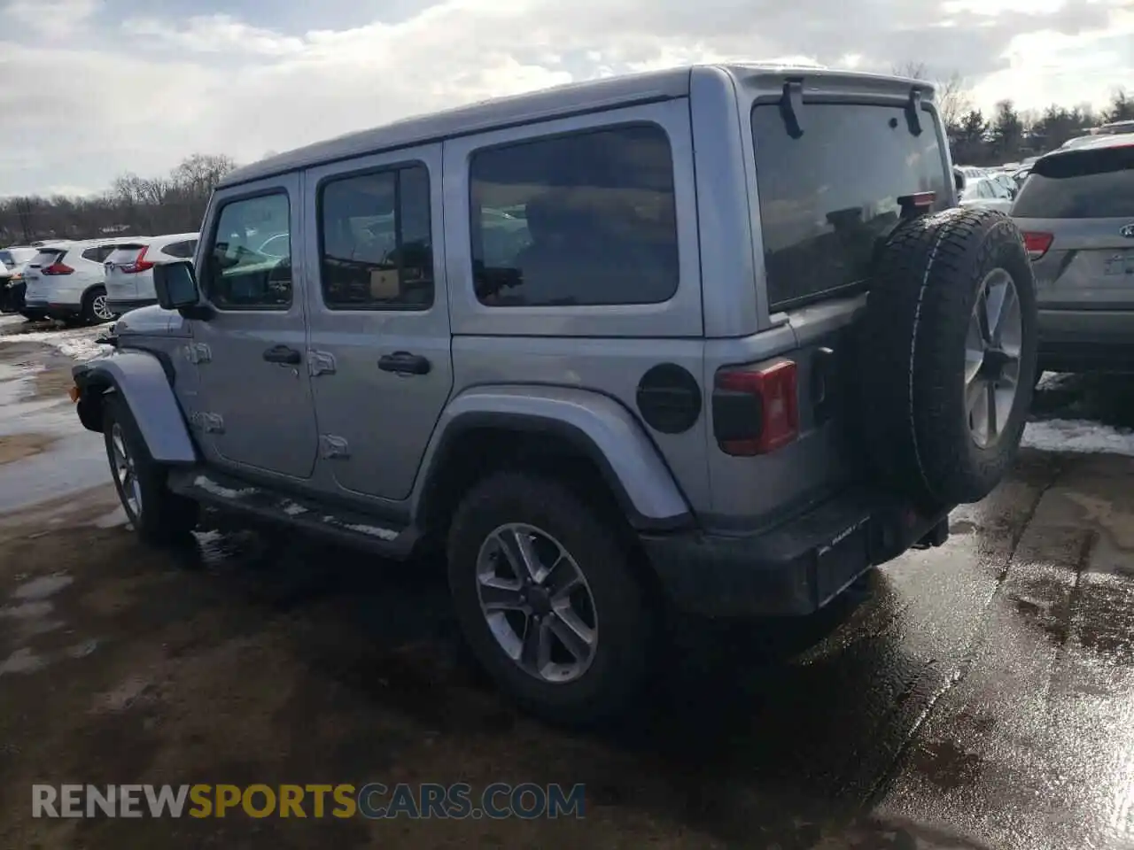 2 Photograph of a damaged car 1C4HJXEG5MW507414 JEEP WRANGLER 2021