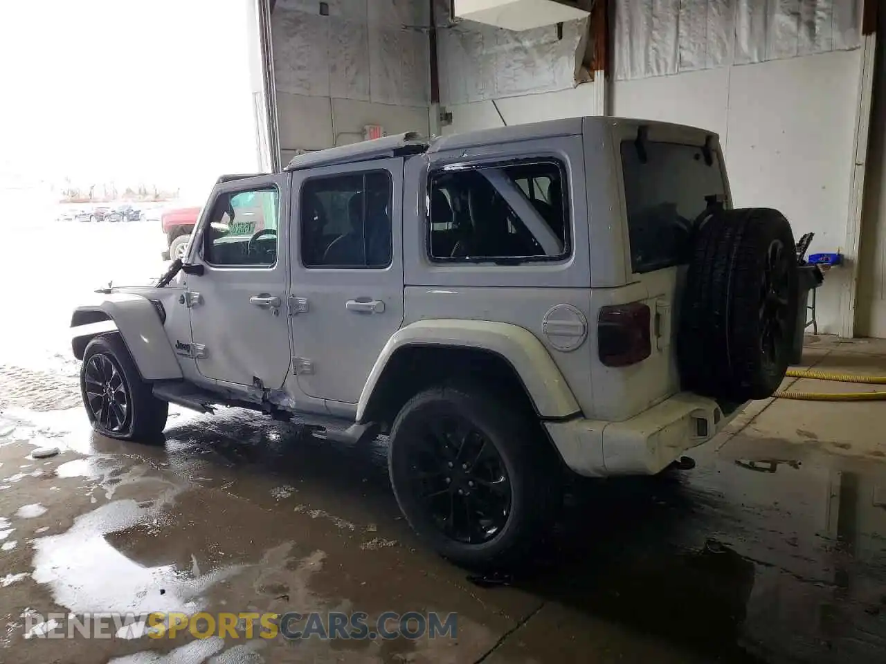 2 Photograph of a damaged car 1C4HJXEG5MW524505 JEEP WRANGLER 2021