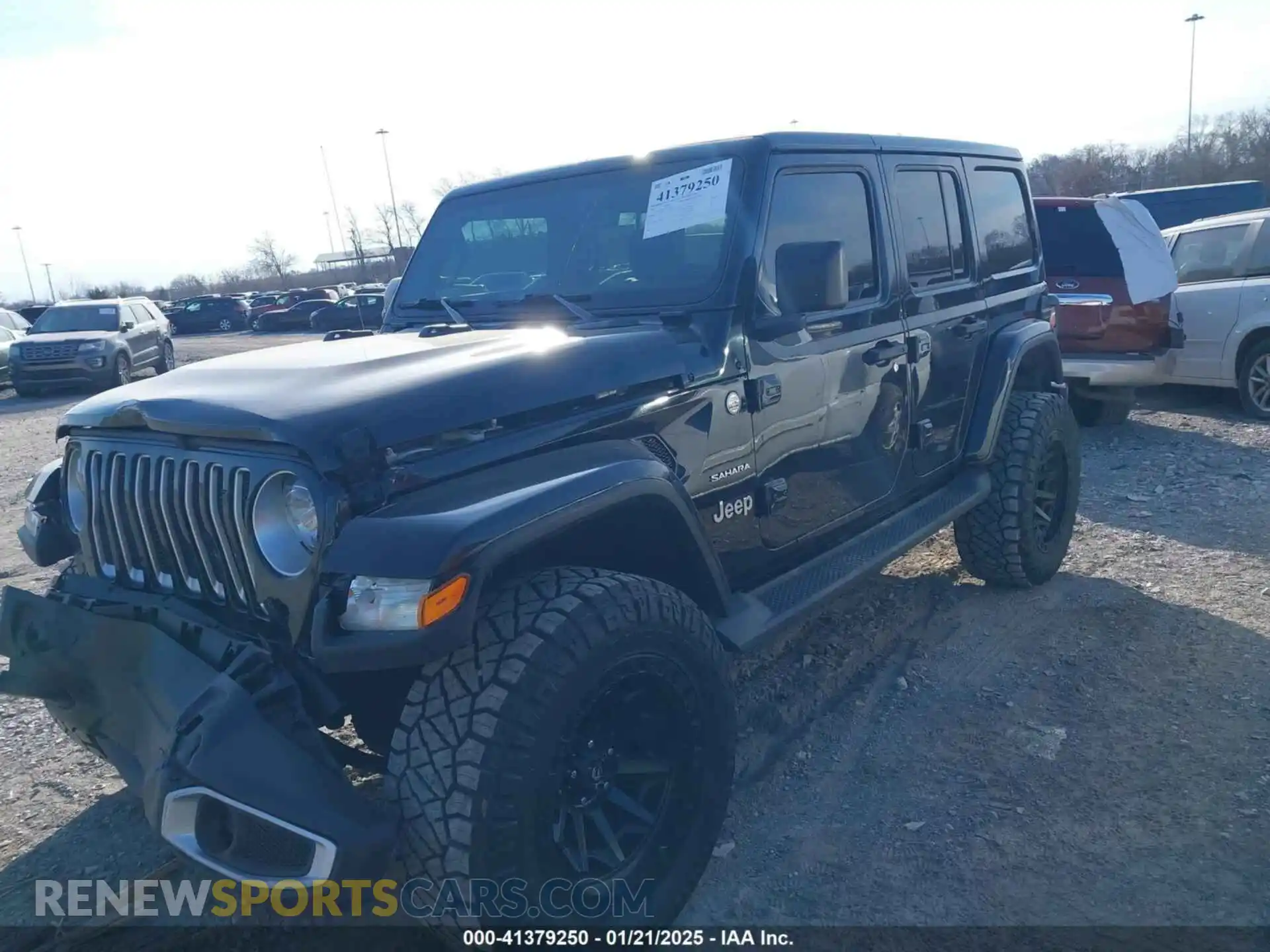 2 Photograph of a damaged car 1C4HJXEG5MW595929 JEEP WRANGLER 2021