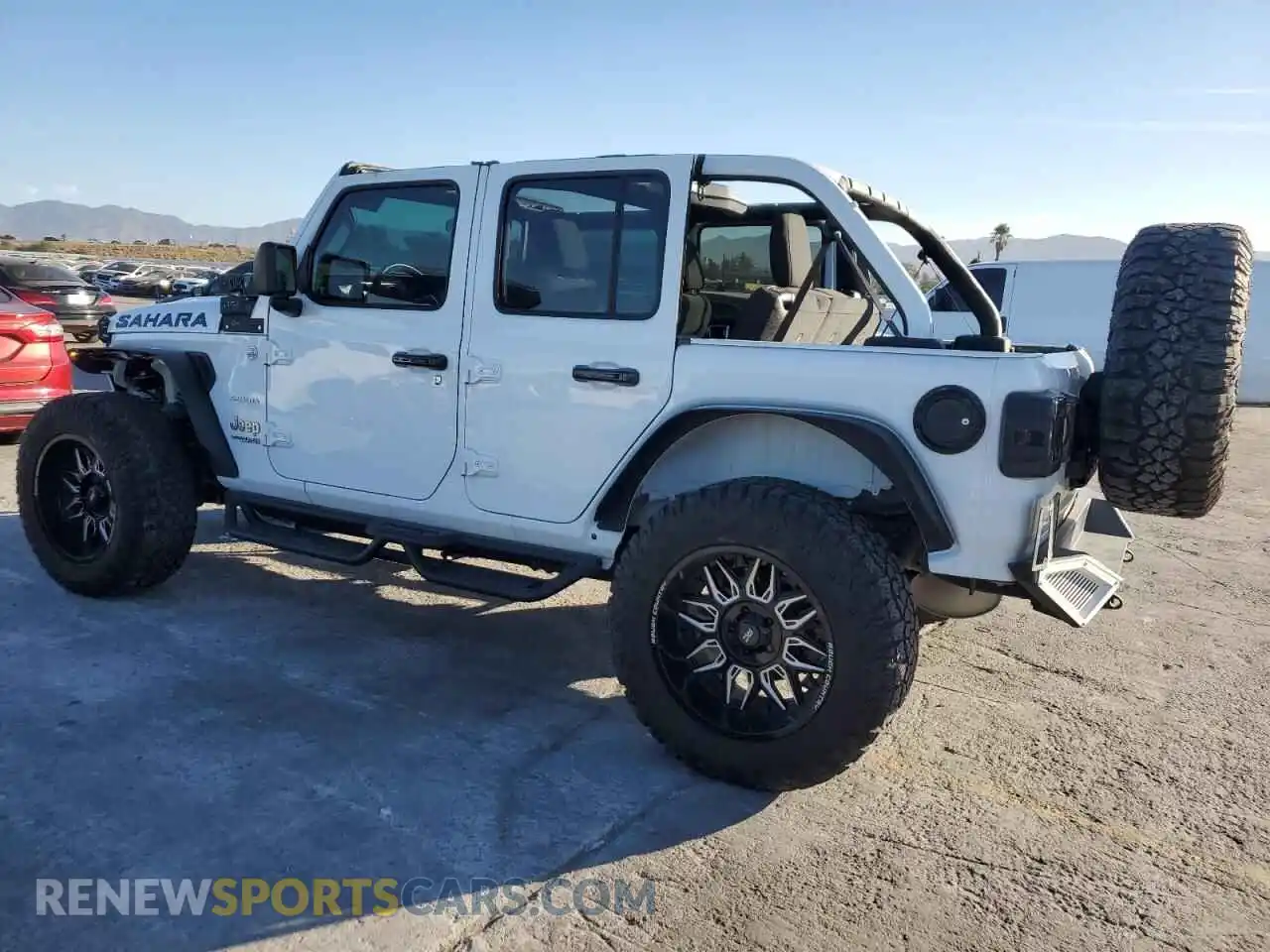 2 Photograph of a damaged car 1C4HJXEG5MW651223 JEEP WRANGLER 2021
