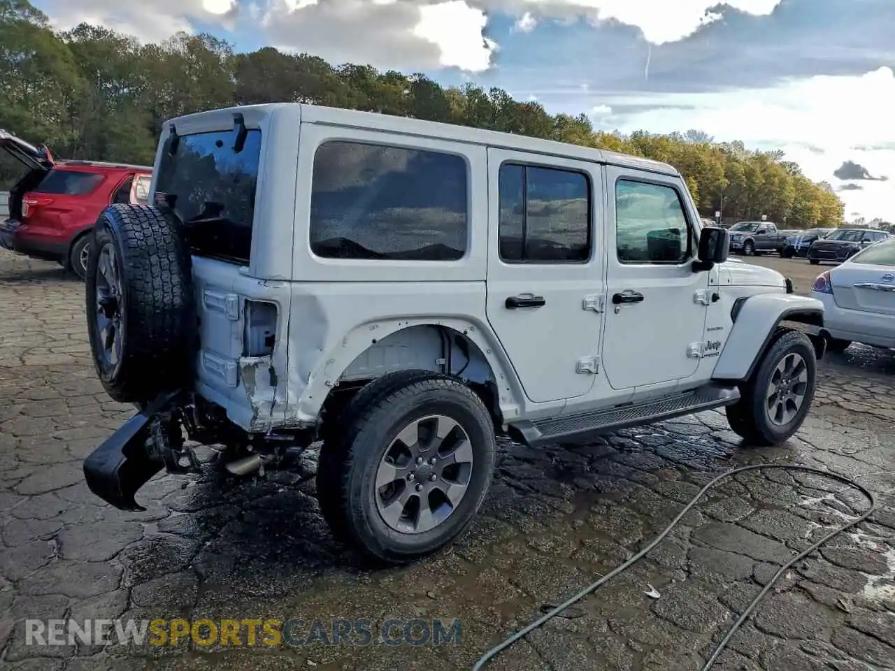 3 Photograph of a damaged car 1C4HJXEG7MW558865 JEEP WRANGLER 2021