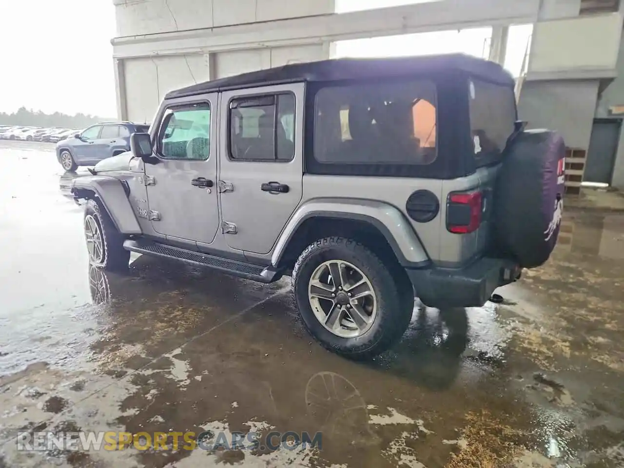 2 Photograph of a damaged car 1C4HJXEG8MW659574 JEEP WRANGLER 2021
