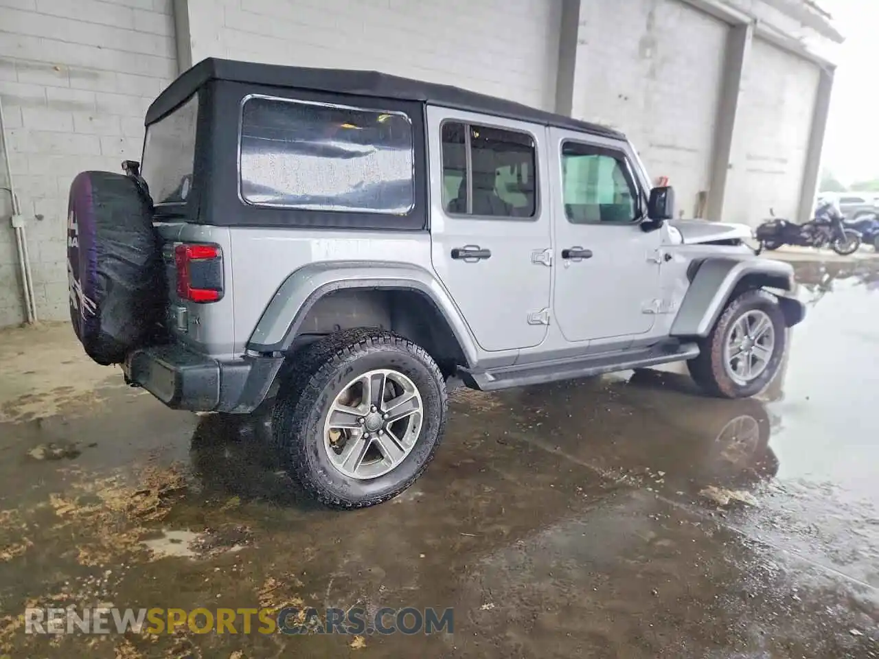 3 Photograph of a damaged car 1C4HJXEG8MW659574 JEEP WRANGLER 2021