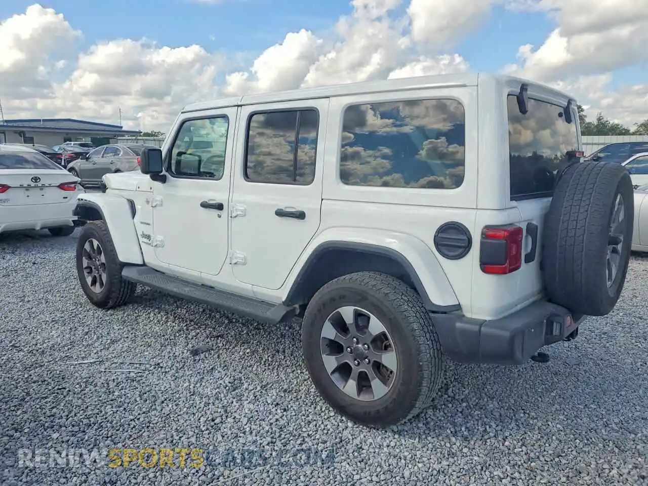 2 Photograph of a damaged car 1C4HJXEGXMW594579 JEEP WRANGLER 2021