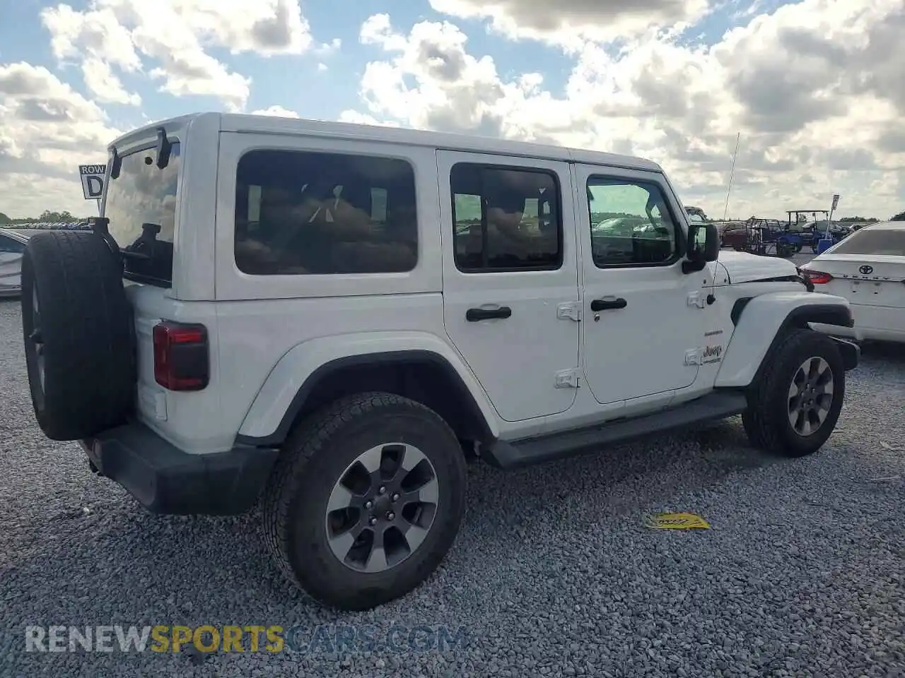 3 Photograph of a damaged car 1C4HJXEGXMW594579 JEEP WRANGLER 2021