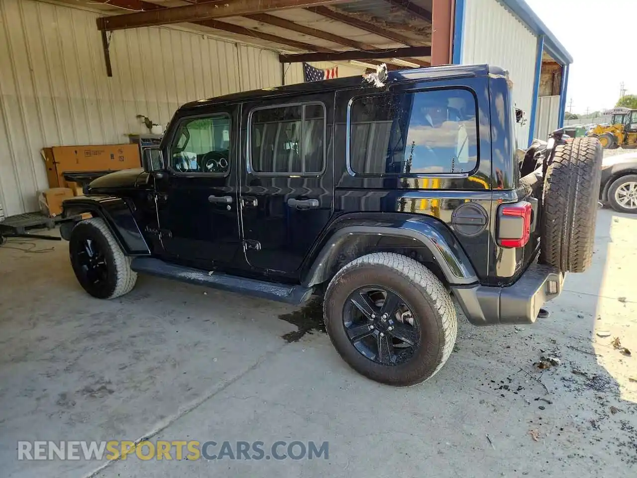 2 fotografías del automóvil dañado 1C4HJXEGXMW736994 JEEP WRANGLER 2021