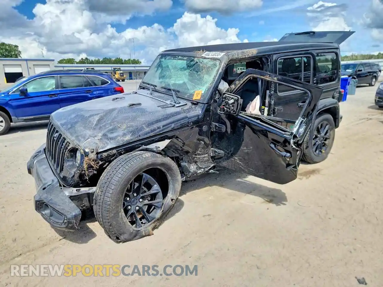 1 Photograph of a damaged car 1C4HJXEM2MW772748 JEEP WRANGLER 2021