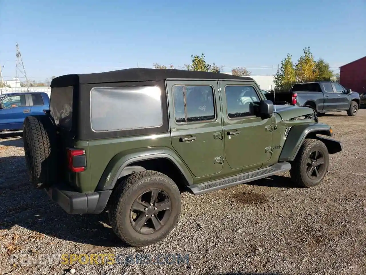 3 Photograph of a damaged car 1C4HJXEMXMW598363 JEEP WRANGLER 2021