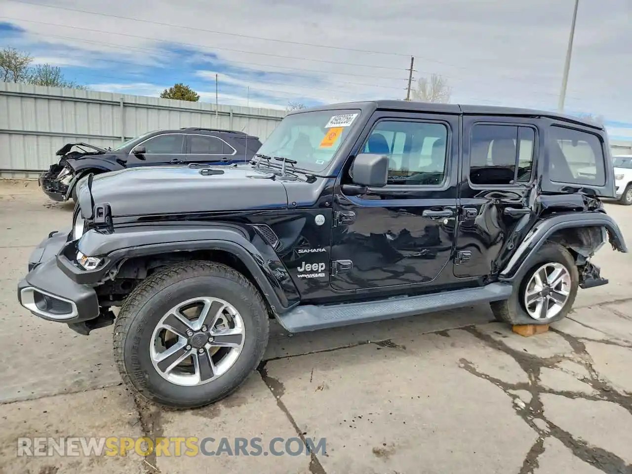 1 Photograph of a damaged car 1C4HJXEN0MW545101 JEEP WRANGLER 2021