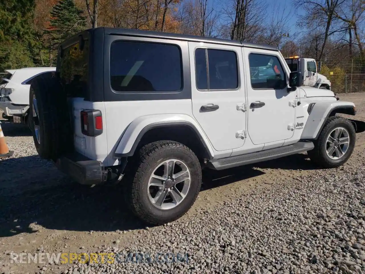 3 Фотография поврежденного автомобиля 1C4HJXEN0MW592807 JEEP WRANGLER 2021