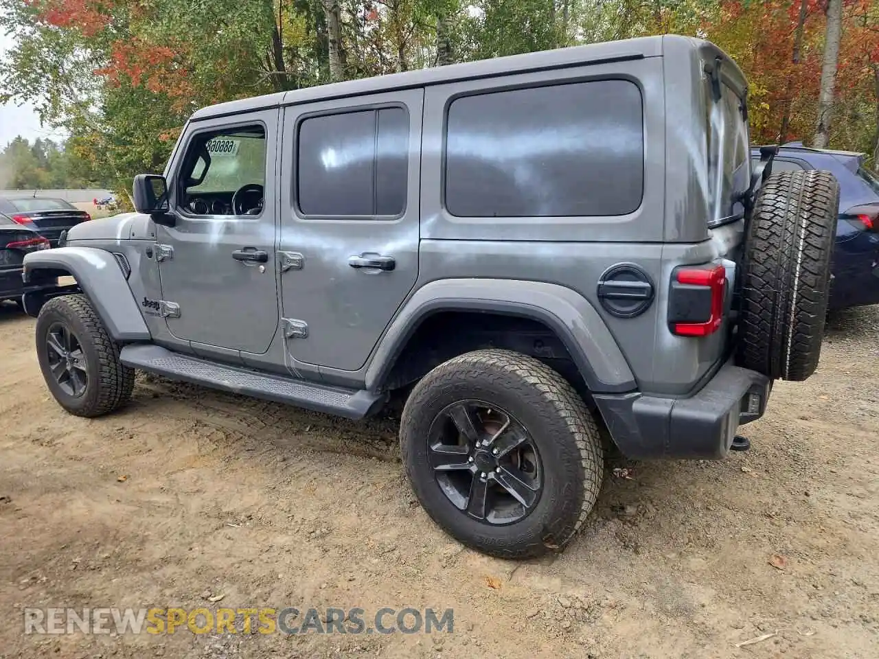 2 Photograph of a damaged car 1C4HJXEN0MW633646 JEEP WRANGLER 2021