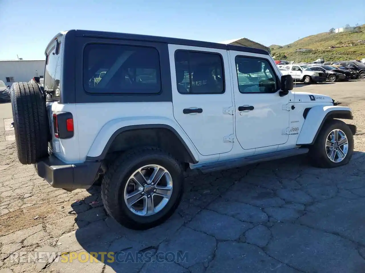 3 Photograph of a damaged car 1C4HJXEN0MW653329 JEEP WRANGLER 2021
