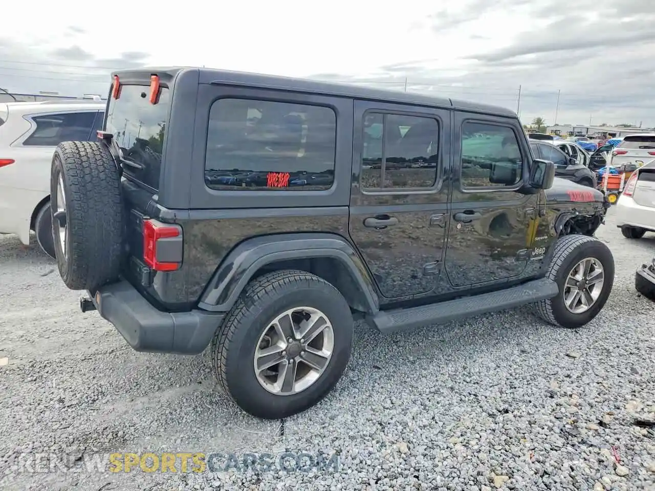 3 Фотография поврежденного автомобиля 1C4HJXEN0MW684032 JEEP WRANGLER 2021
