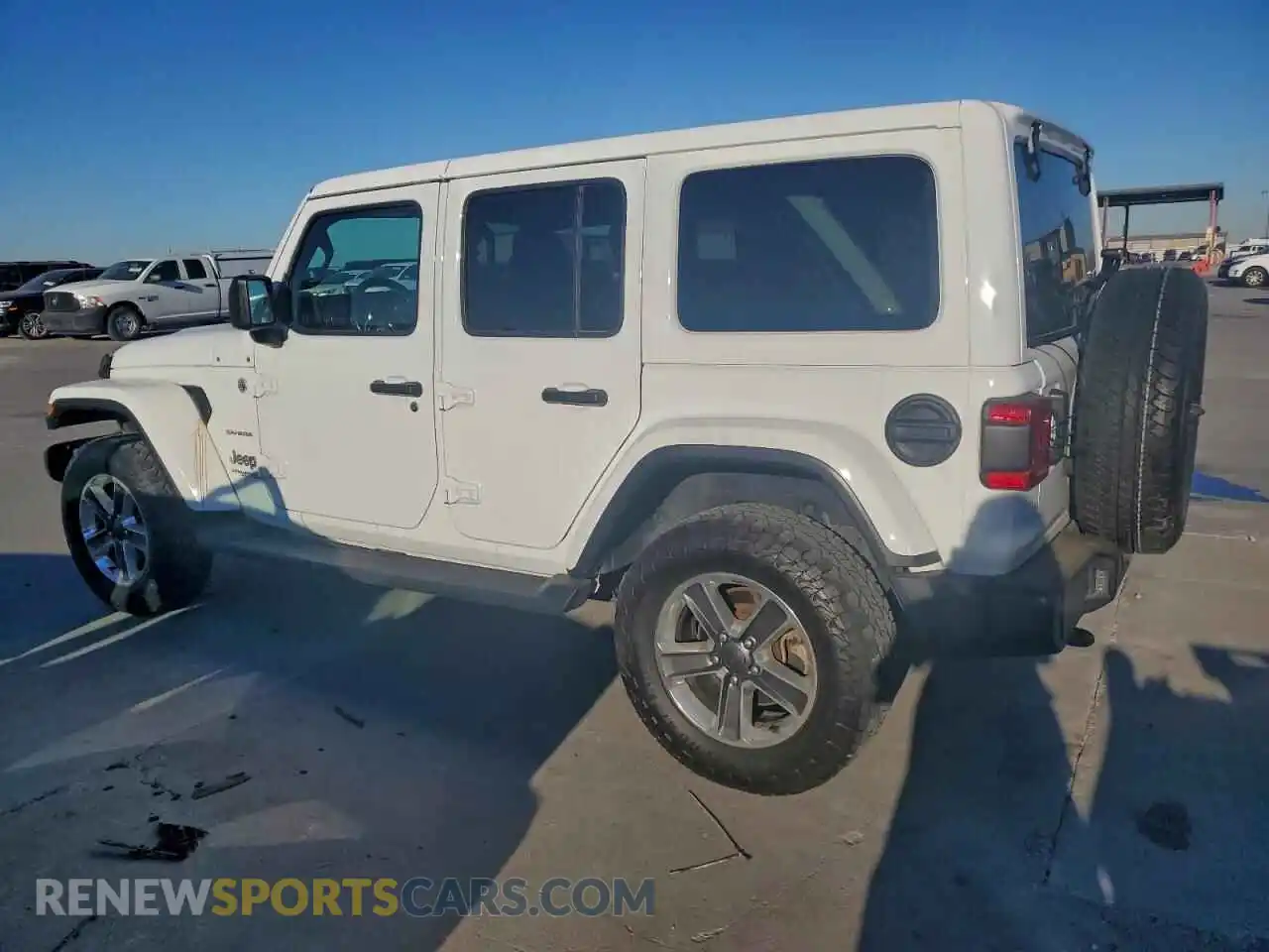 2 Photograph of a damaged car 1C4HJXEN3MW538711 JEEP WRANGLER 2021