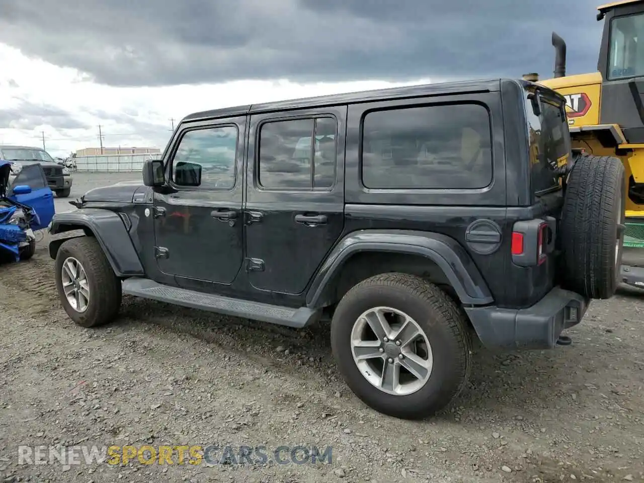 2 Photograph of a damaged car 1C4HJXEN3MW552091 JEEP WRANGLER 2021