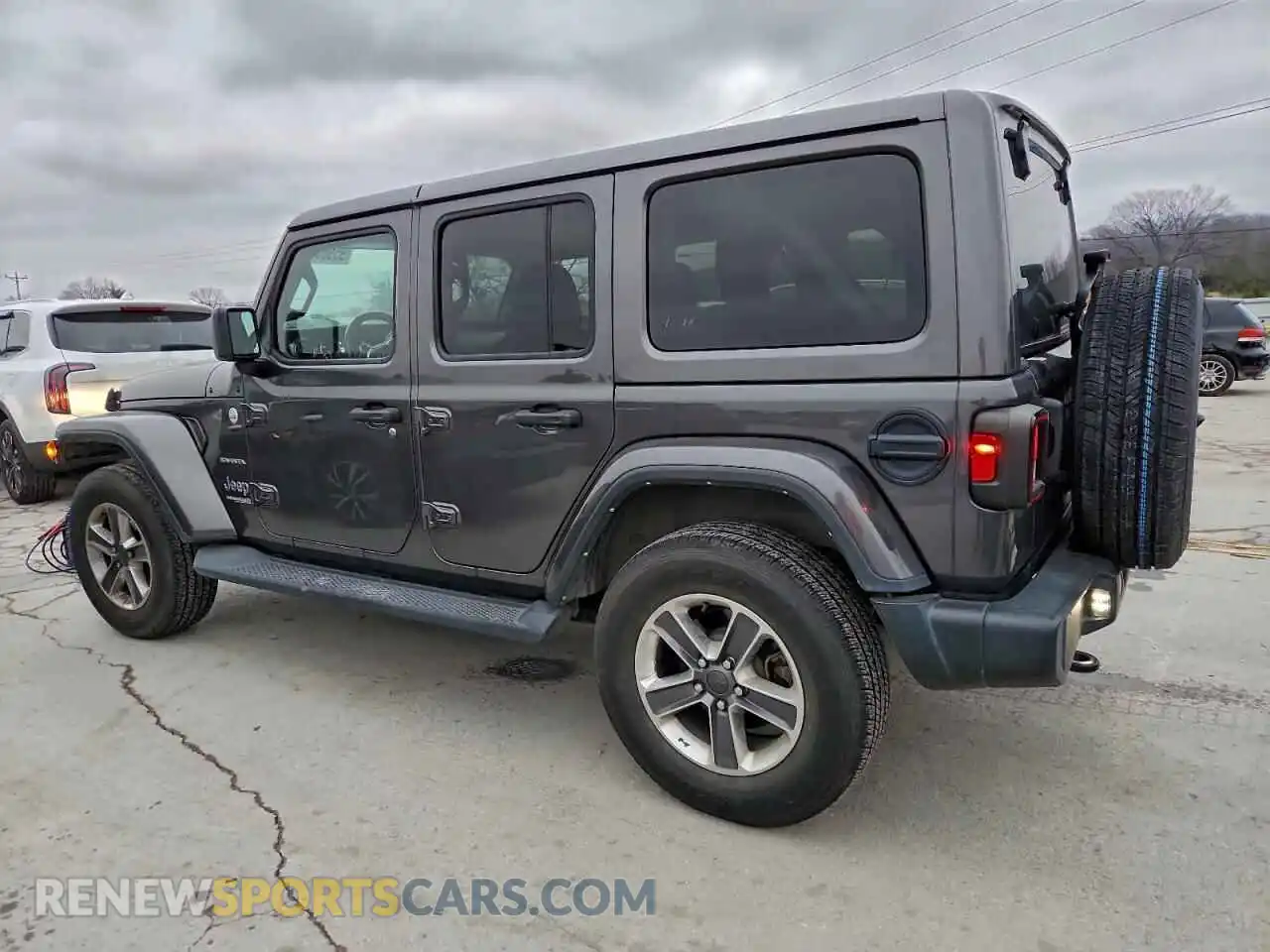 2 Photograph of a damaged car 1C4HJXEN3MW714804 JEEP WRANGLER 2021