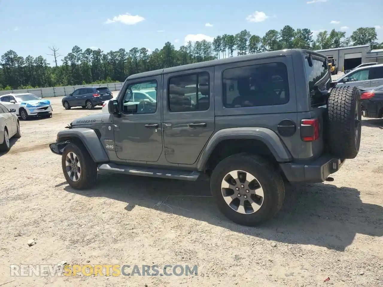 2 Photograph of a damaged car 1C4HJXEN6MW590284 JEEP WRANGLER 2021