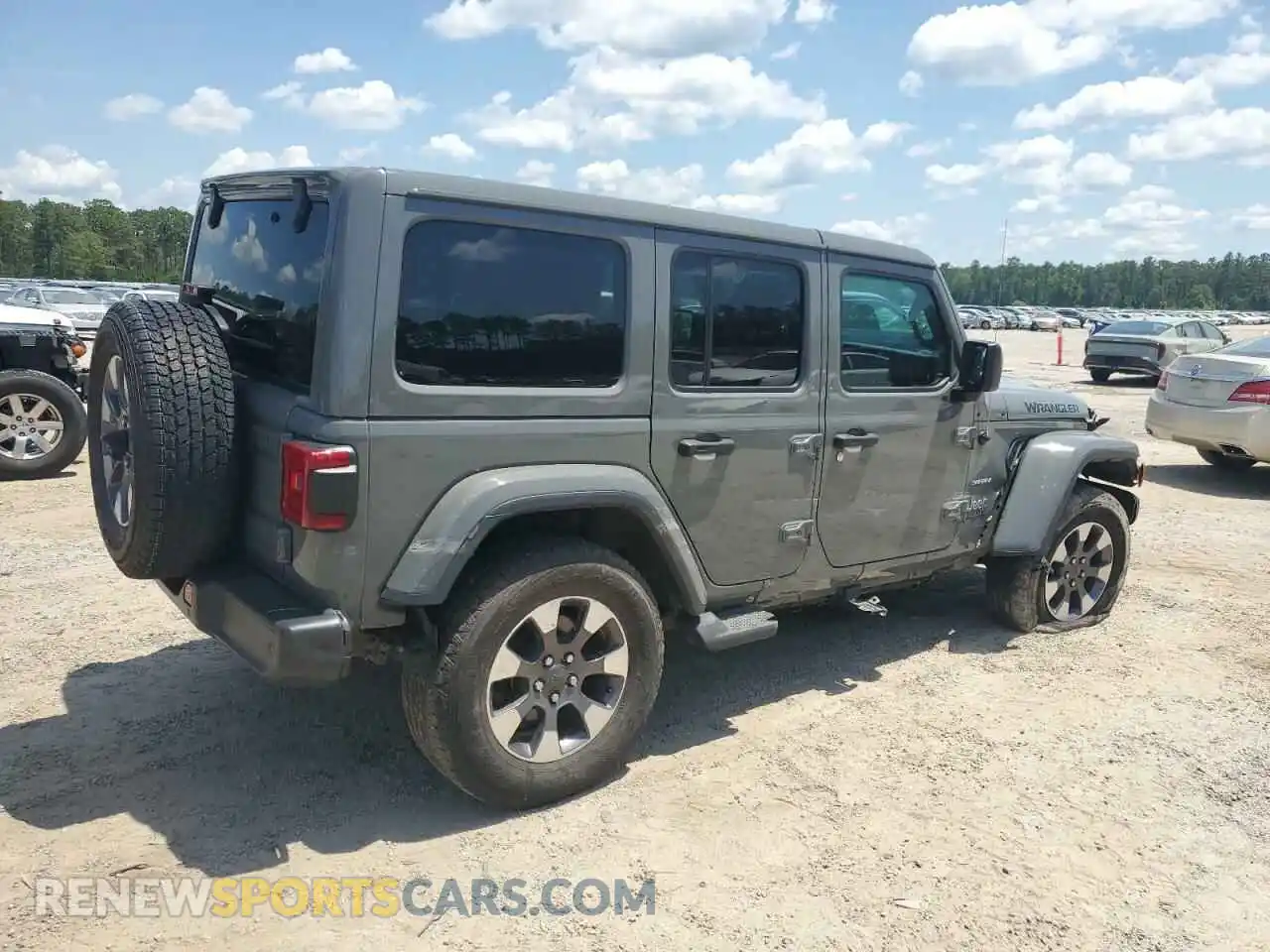 3 Photograph of a damaged car 1C4HJXEN6MW590284 JEEP WRANGLER 2021