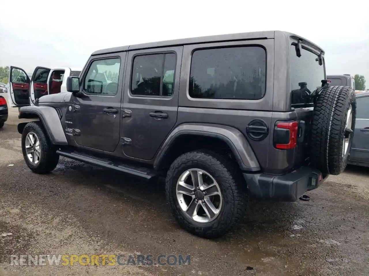 2 Photograph of a damaged car 1C4HJXEN7MW556807 JEEP WRANGLER 2021