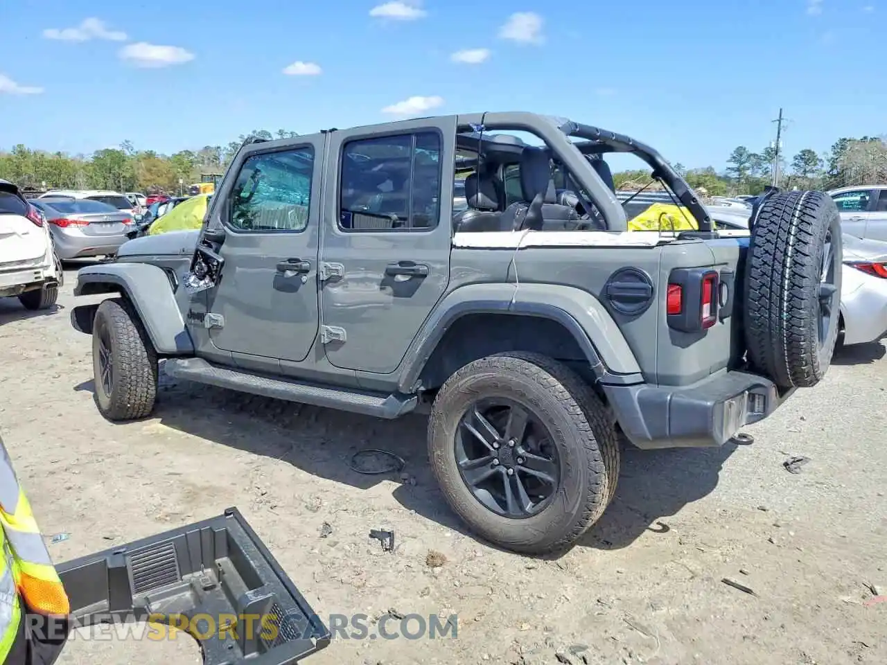 2 Photograph of a damaged car 1C4HJXEN7MW595493 JEEP WRANGLER 2021