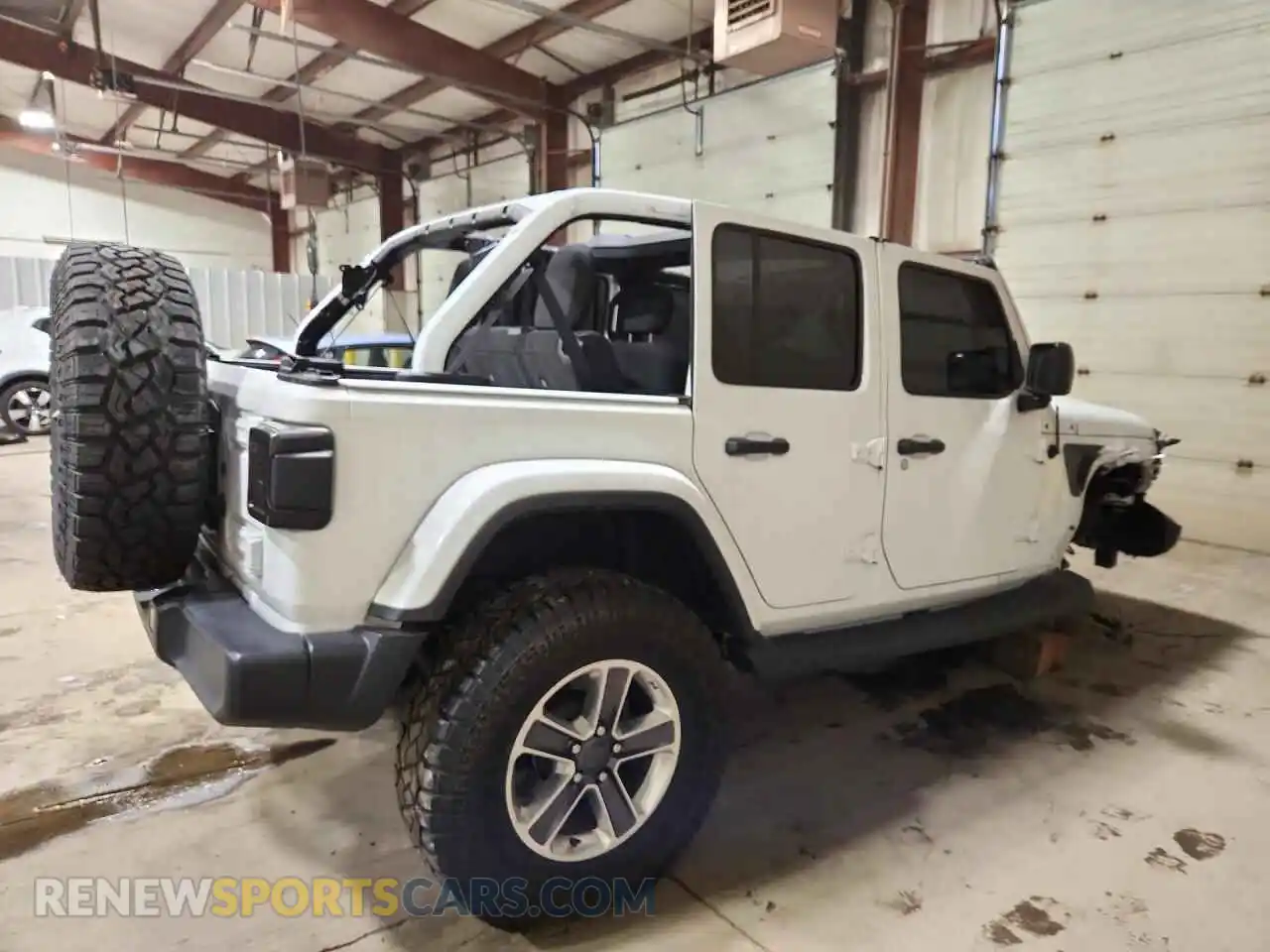 3 fotografías del automóvil dañado 1C4HJXEN7MW645986 JEEP WRANGLER 2021