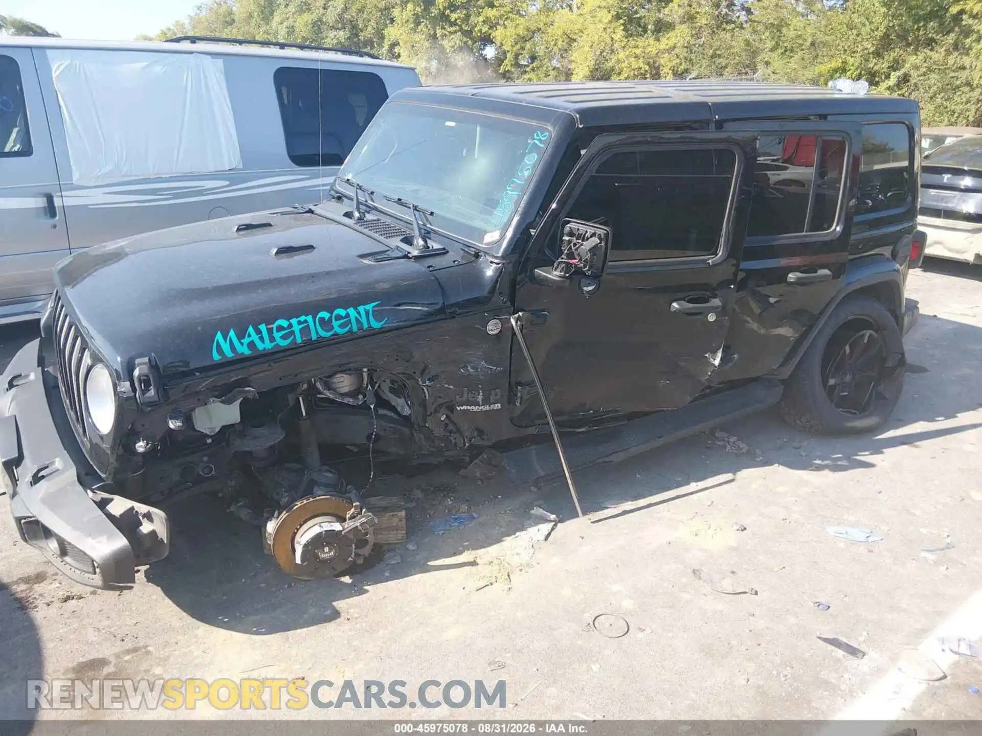 2 Photograph of a damaged car 1C4HJXEN8MW539773 JEEP WRANGLER 2021