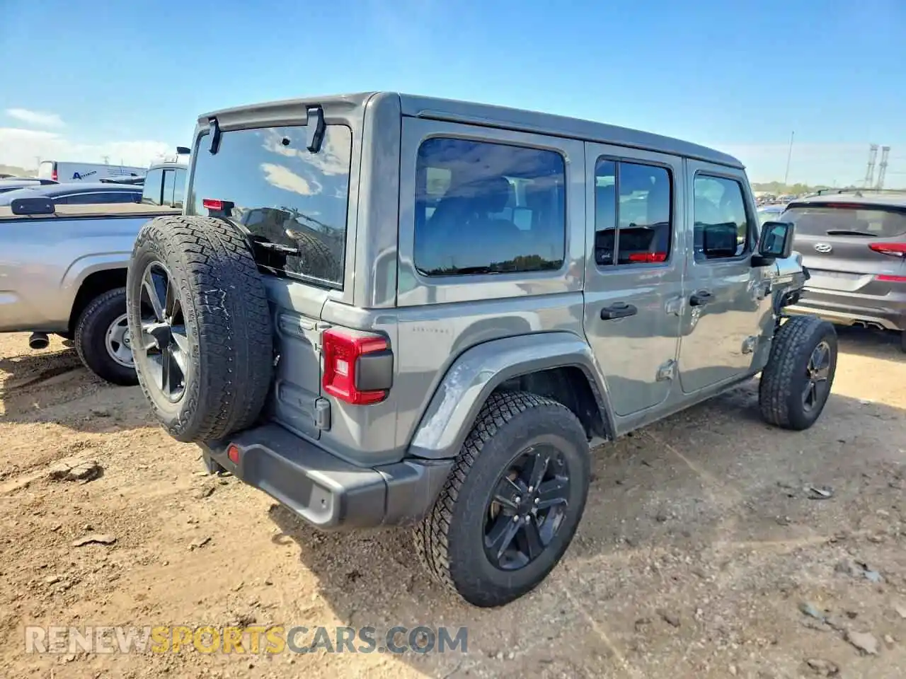 3 Photograph of a damaged car 1C4HJXEN9MW593731 JEEP WRANGLER 2021