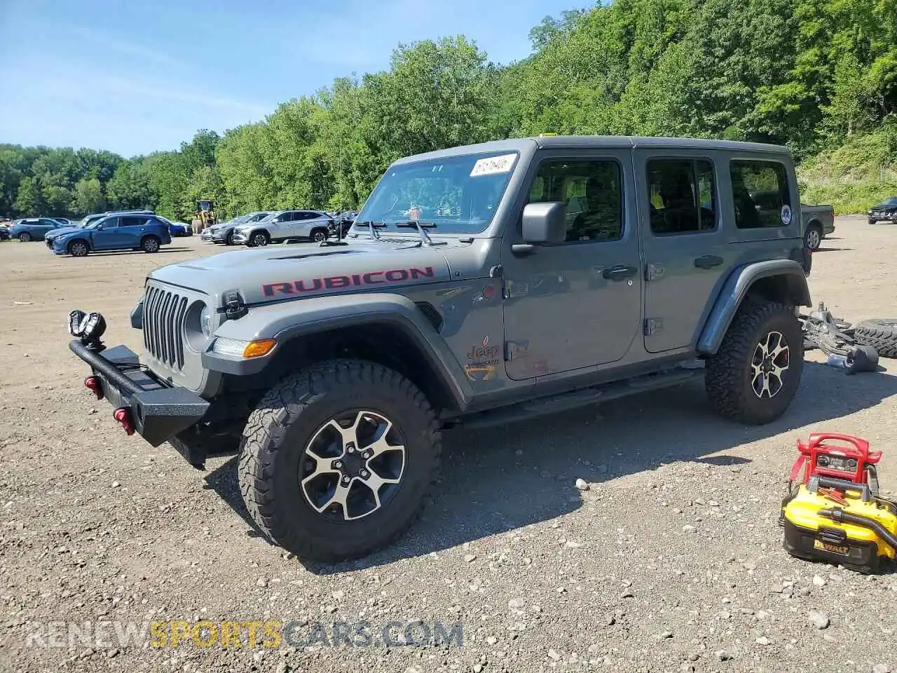 1 Photograph of a damaged car 1C4HJXFG0MW536673 JEEP WRANGLER 2021