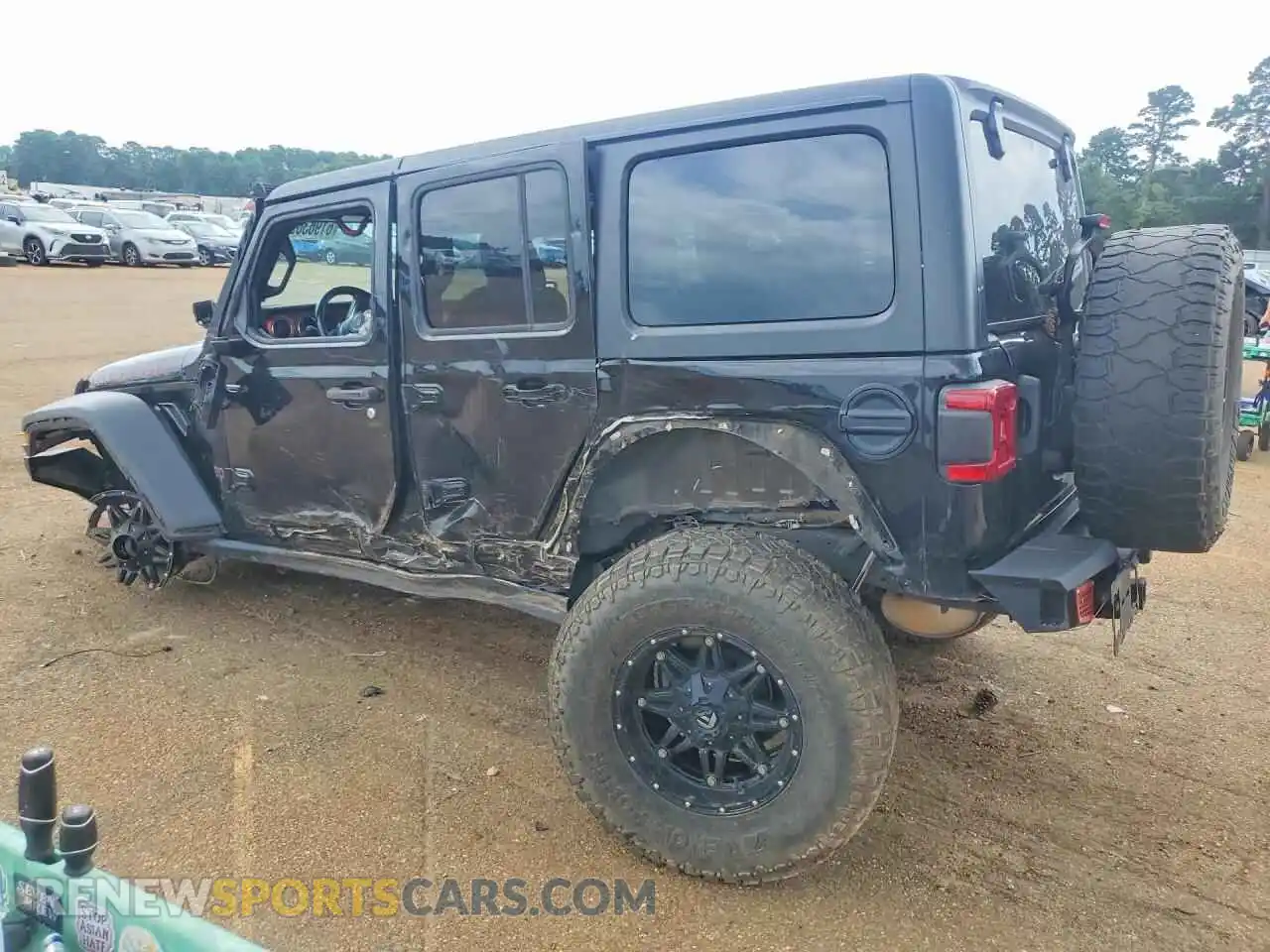 2 Photograph of a damaged car 1C4HJXFG0MW556762 JEEP WRANGLER 2021