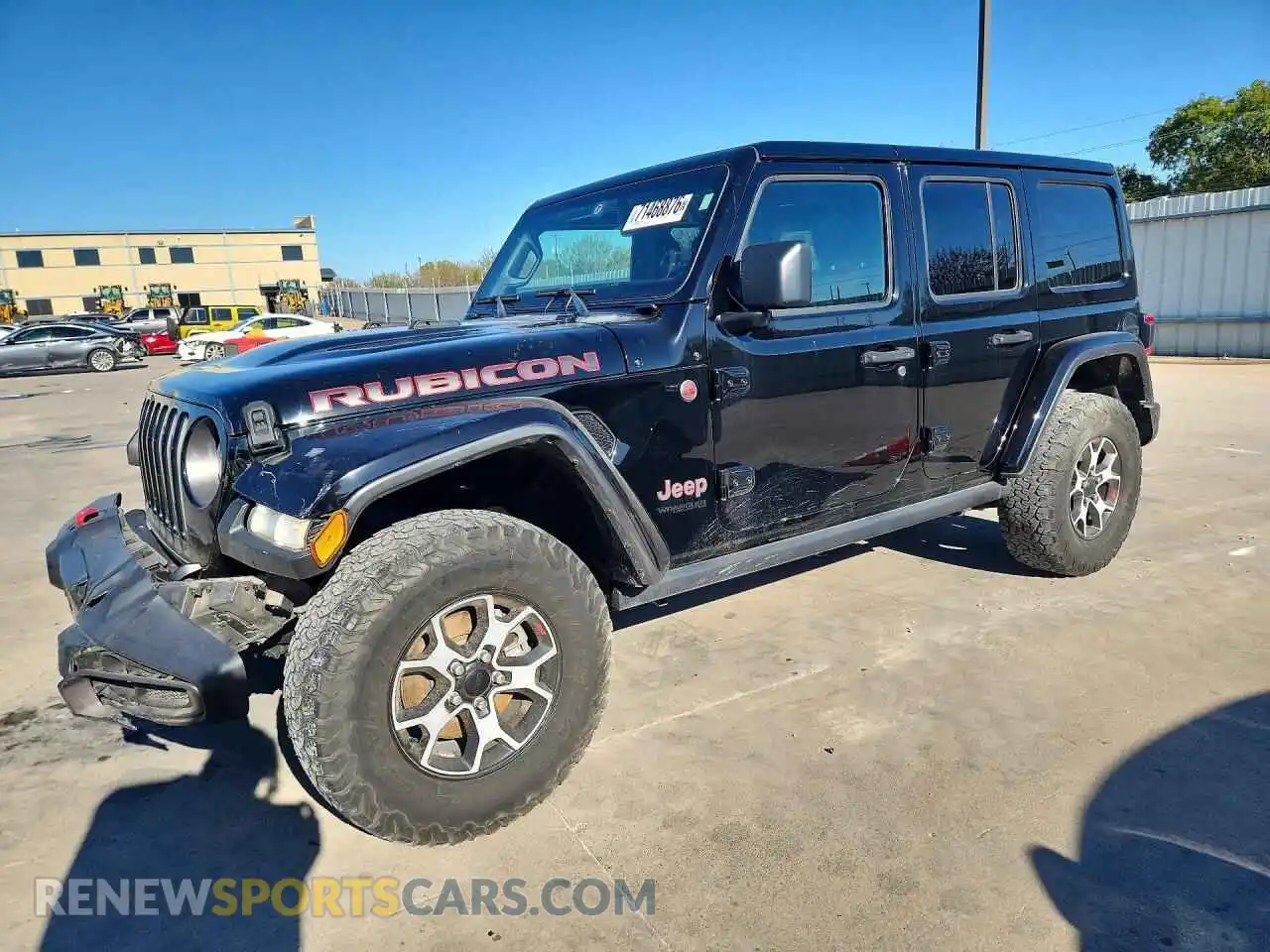 1 Photograph of a damaged car 1C4HJXFG0MW589924 JEEP WRANGLER 2021