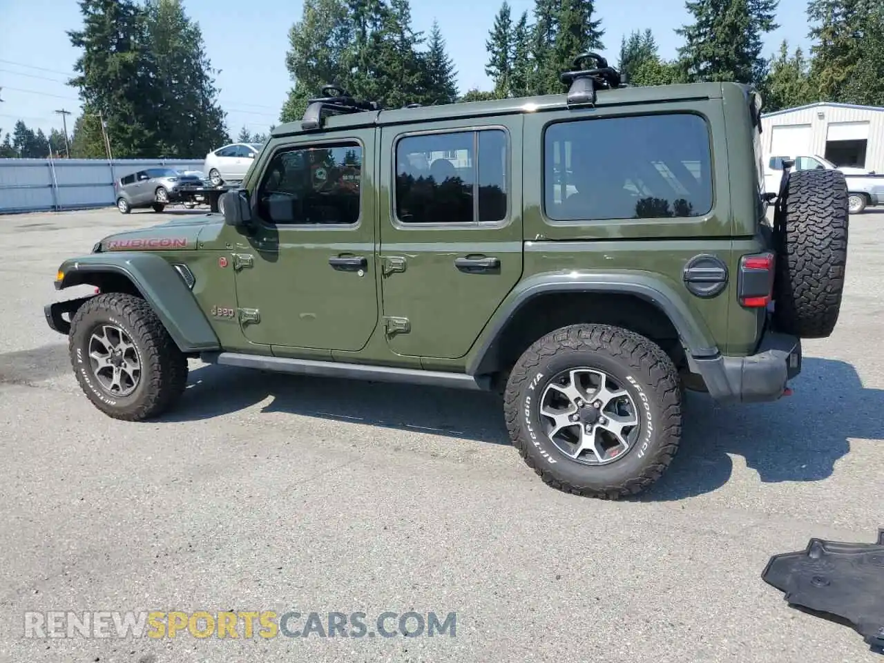 2 Photograph of a damaged car 1C4HJXFG0MW712699 JEEP WRANGLER 2021