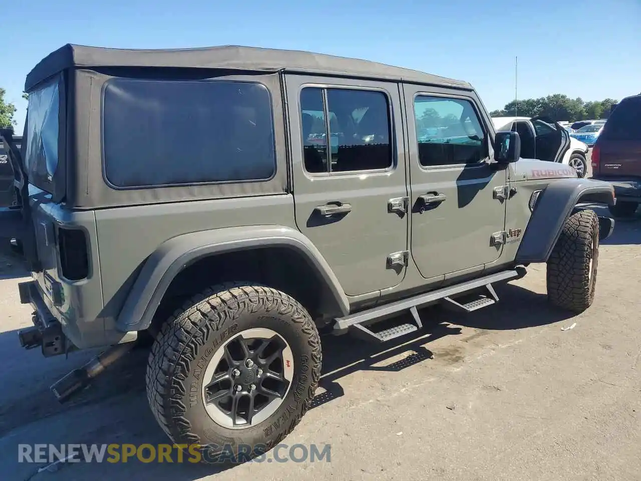 3 Photograph of a damaged car 1C4HJXFG1MW506503 JEEP WRANGLER 2021