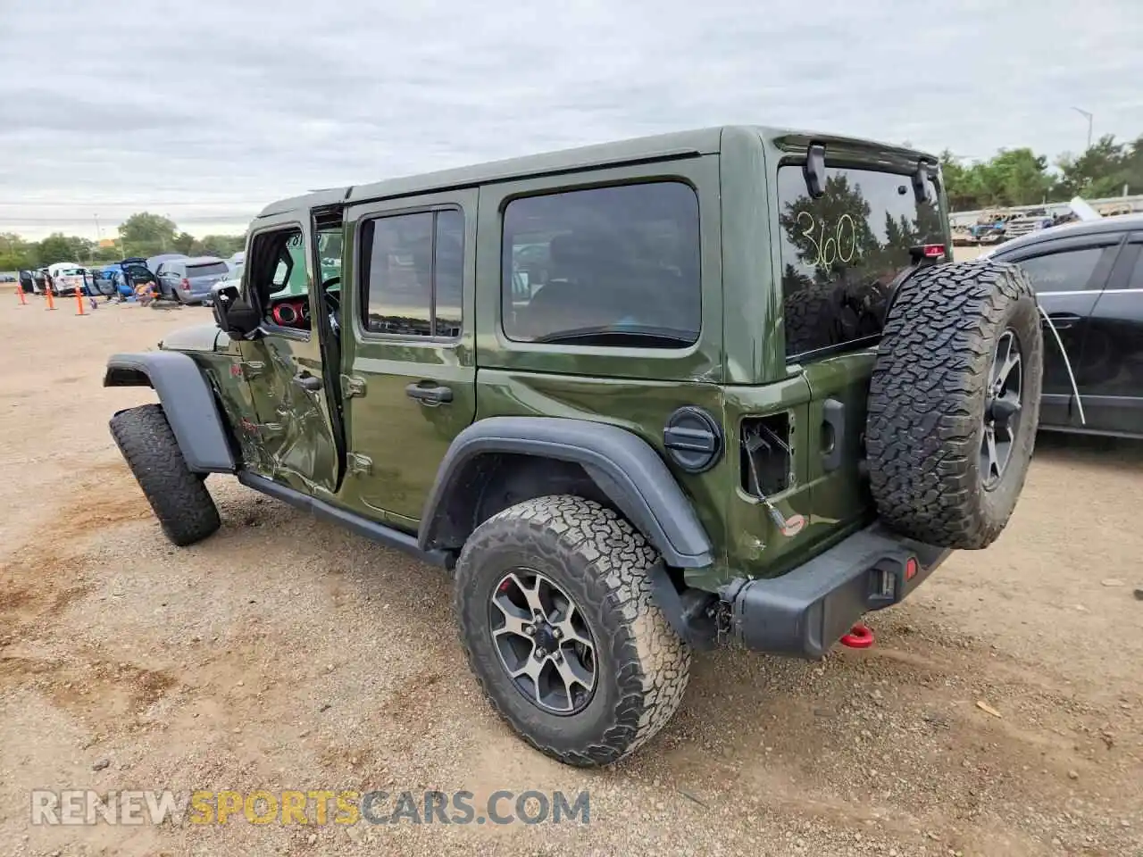 2 Photograph of a damaged car 1C4HJXFG1MW539811 JEEP WRANGLER 2021