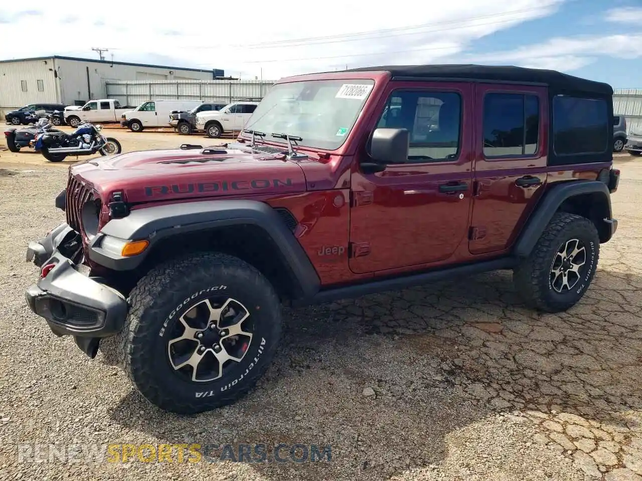 1 Photograph of a damaged car 1C4HJXFG1MW586059 JEEP WRANGLER 2021
