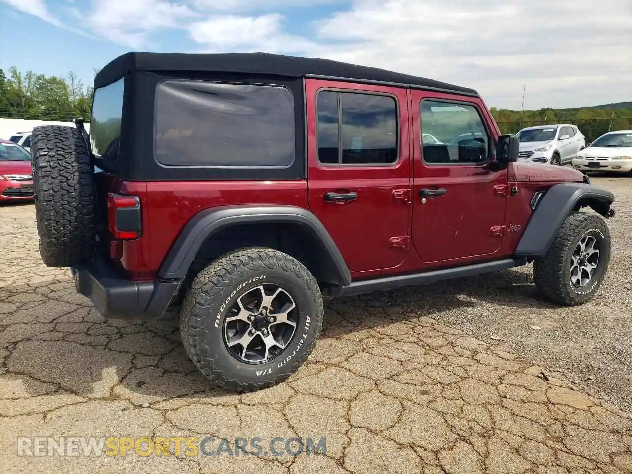 3 Photograph of a damaged car 1C4HJXFG1MW586059 JEEP WRANGLER 2021