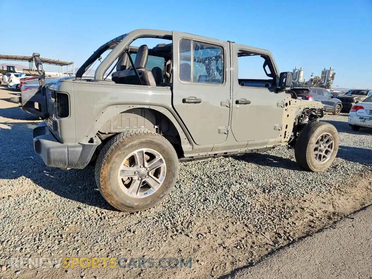 3 Фотография поврежденного автомобиля 1C4HJXFG1MW649743 JEEP WRANGLER 2021