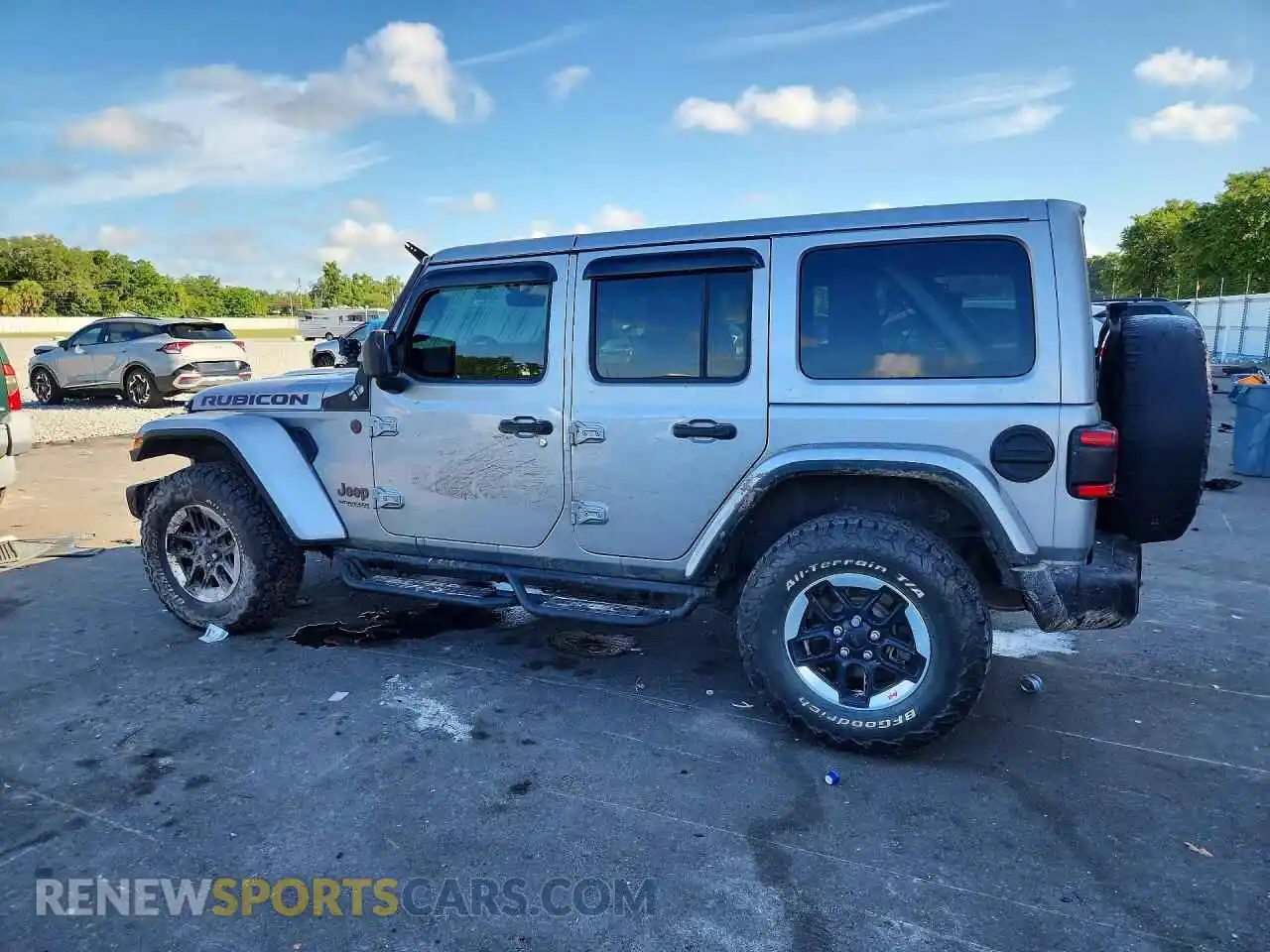 2 Photograph of a damaged car 1C4HJXFG1MW696769 JEEP WRANGLER 2021